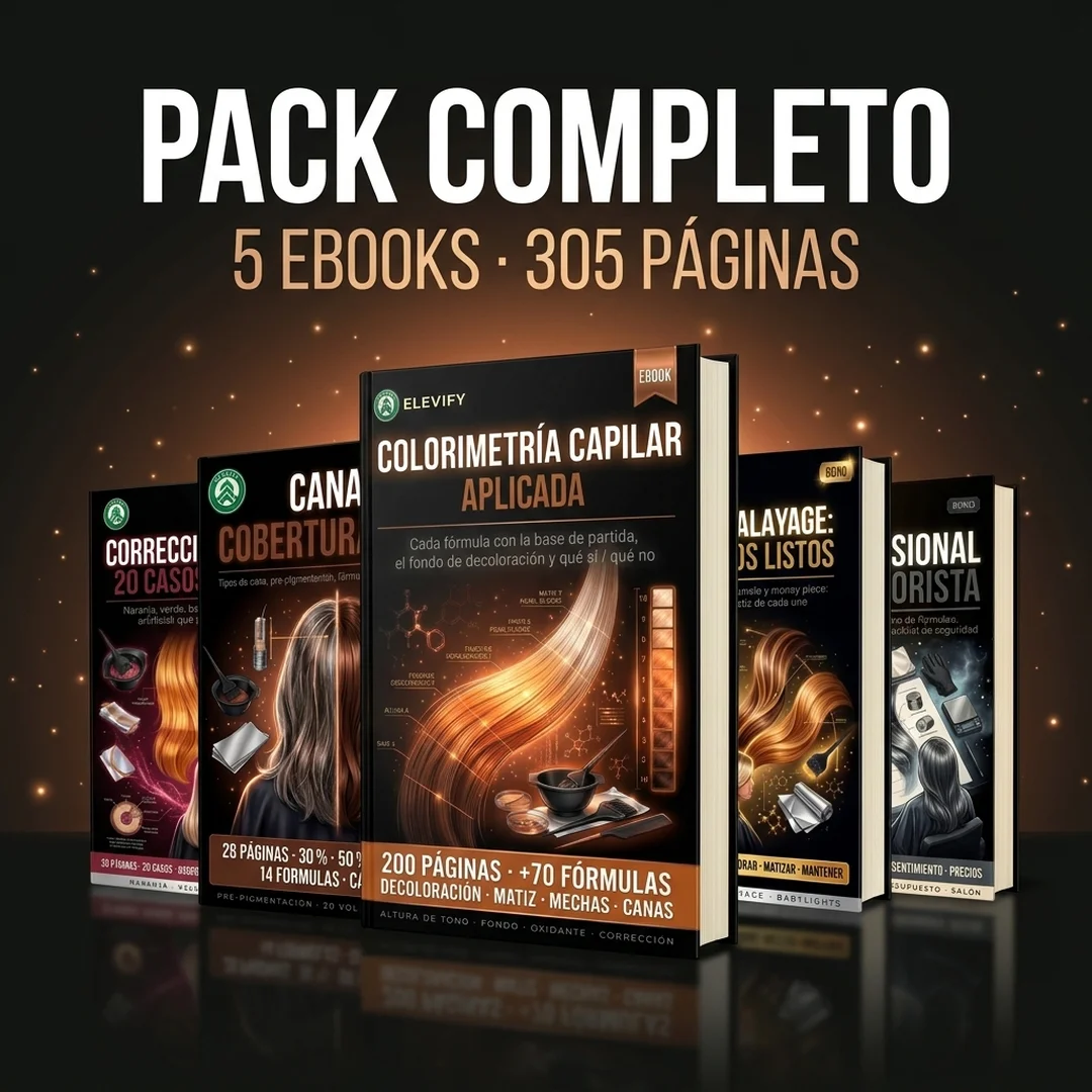 Pack Completo Colorimetría Capilar Aplicada: libro principal + 4 bonos