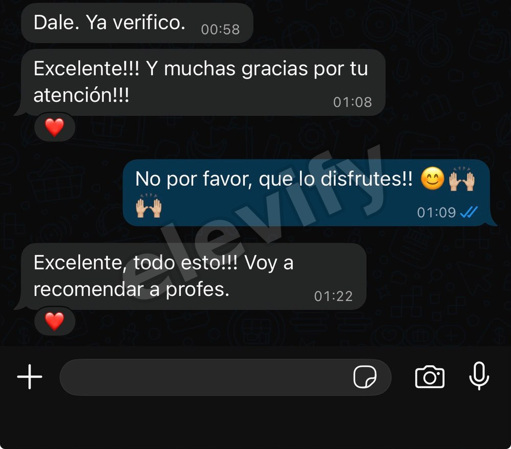 Opini&oacute;n de cliente 1